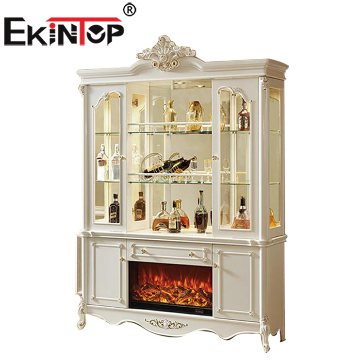 Ekintop modern living room furniture under cabinet bar led lights white bar cabinets