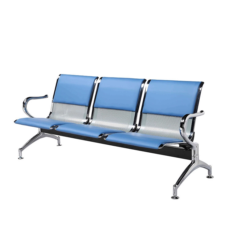 Ekintop New Design Cheap Airport Waiting Chairs China Airport Waiting Room Chair Three-Seater Airport Waiting Chairs For Public