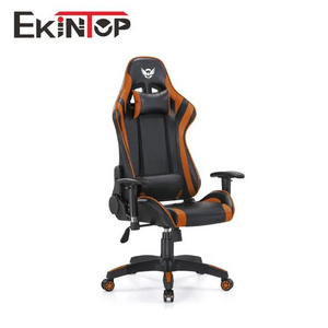 Ekintop Factory Direct Sale Height Adjustable 360 Swivel Comfortable Cover Computer Gamer Racing Gaming Chair