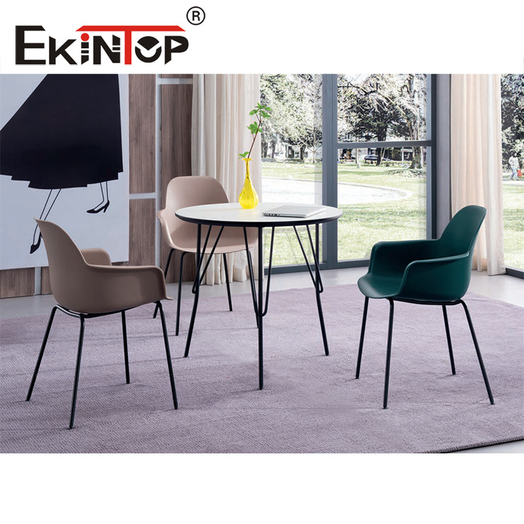 Ekintop Boardroom Tables Meeting Room Wooden Small Conference Table Office Furniture Negotiation Meeting Table and Chair