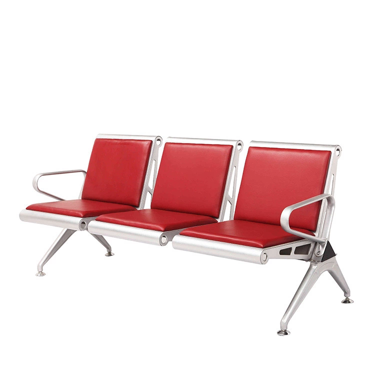 Ekintop New Design Cheap Airport Waiting Chairs China Airport Waiting Room Chair Three-Seater Airport Waiting Chairs For Public