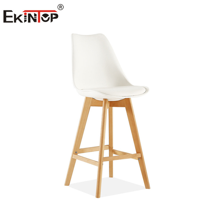 Ekintop bar furniture wooden bar stool wood chair counter height bar stools