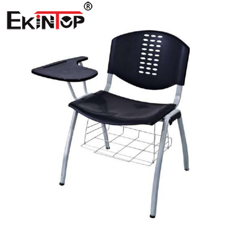 Ekintop Cadeira Escolar Classroom Comfortable Students Chair With Desk Attaches School Student Chair With Writing Pad