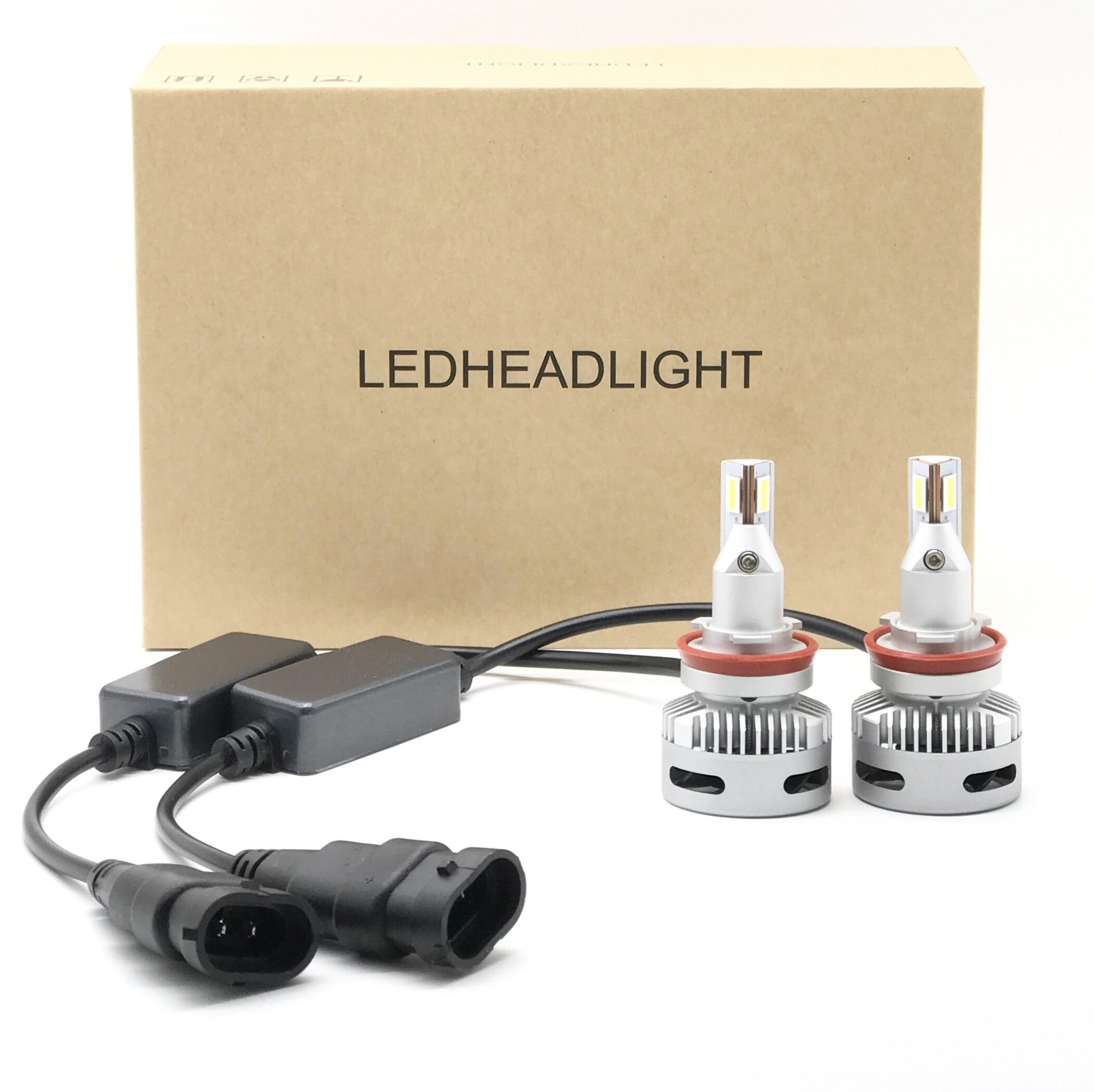 Auto Lighting Systems 8000lm V6 H7 D1S D2S D3S led headlight H11 9005 car led light 9006 9012 Projector lens led headlights