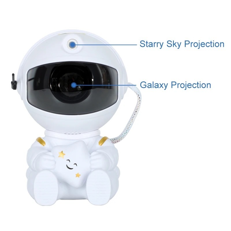 Space Astronaut Projector Lamp, Nebula Starry Sky Star Projector Night Light Space Projector For Bedroom