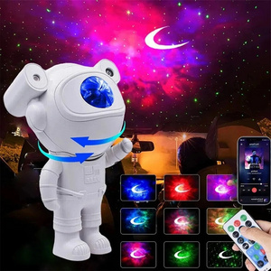 Astronaut Projector Lamp Music Speaker Star Moon Nebula Ceiling Night Light Space Timer Led Astronaut Projector Lighting