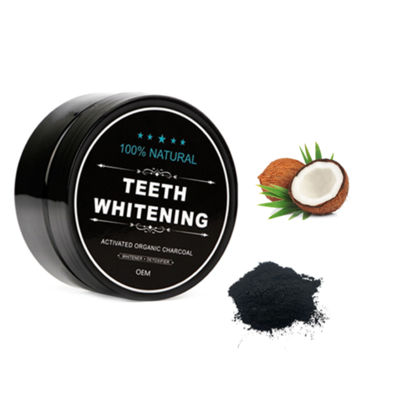 Nice Price Charcoal Activated Carbon Bentonite Clay Peppermint Oil Teeth Whitening Powder For Daily Use Private Logo