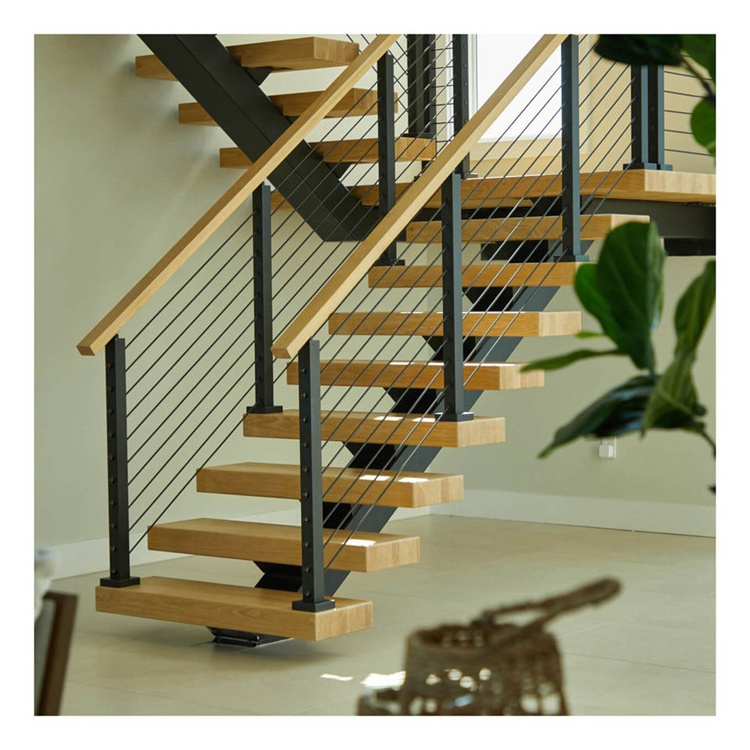 EKOO wholesale price railing stainless steel stair deck rod railing balustrade cable railing systems