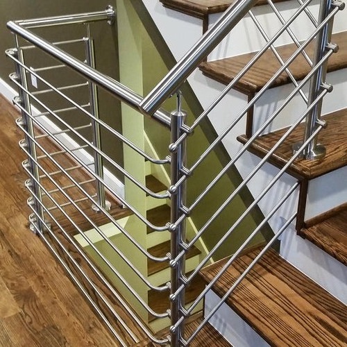 EKOO Deck Rod Stair Railing Cost Cheap Tensioning Stainless Steel Cable Balustrade Railing Post