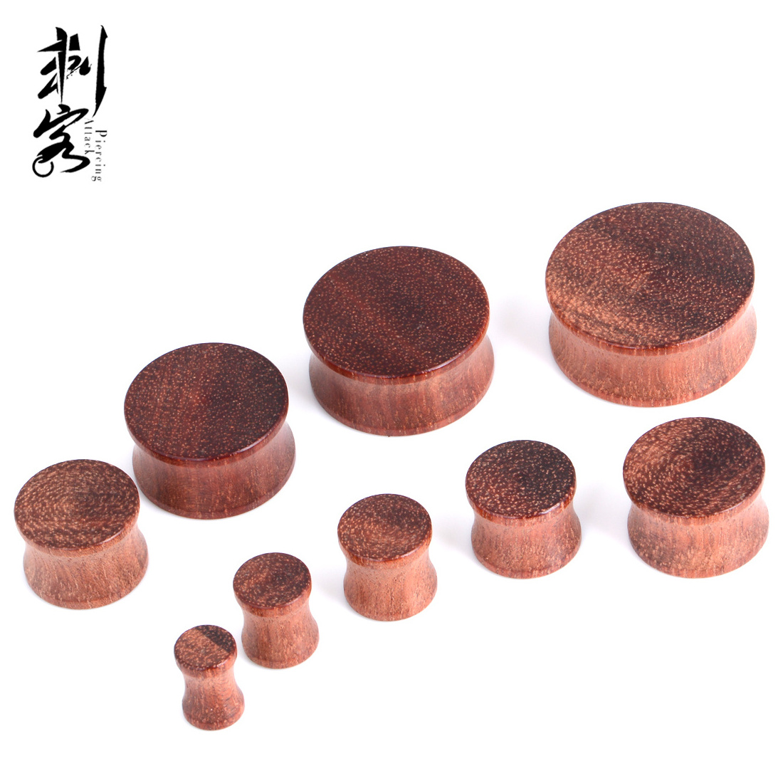 Body Piercing Jewelry Bloodwood Plugs Wood Ear Stretcher