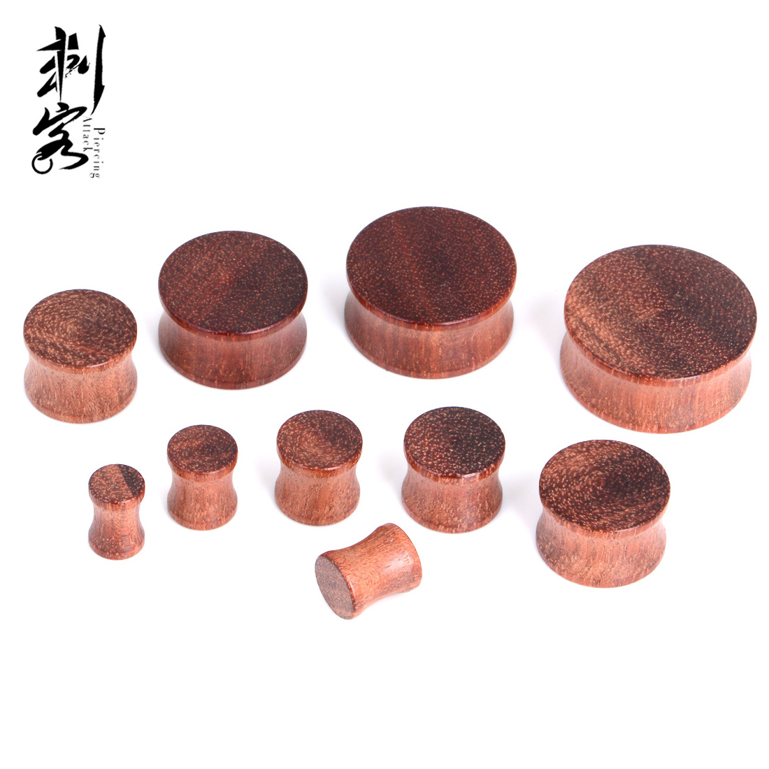 Body Piercing Jewelry Bloodwood Plugs Wood Ear Stretcher