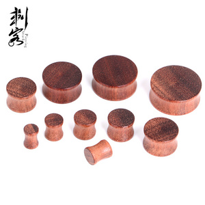 Body Piercing Jewelry Bloodwood Plugs Wood Ear Stretcher