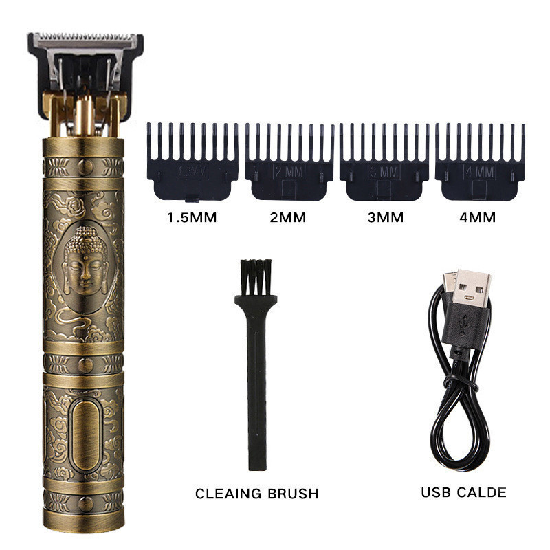 High Quality Copper Core Motor Cordless T Shape Men Trimmer High Quality Usb Rechargeable Hair Clippers