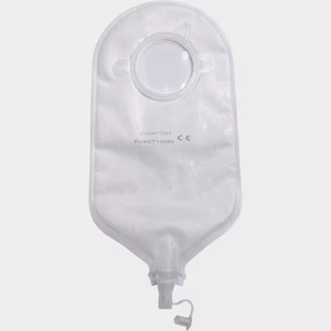 12-70mm Drainable Two-Piece Urostomy Bag Medical Consumables Colostomy Bag with Hook and Loop Closure Premium High Quality