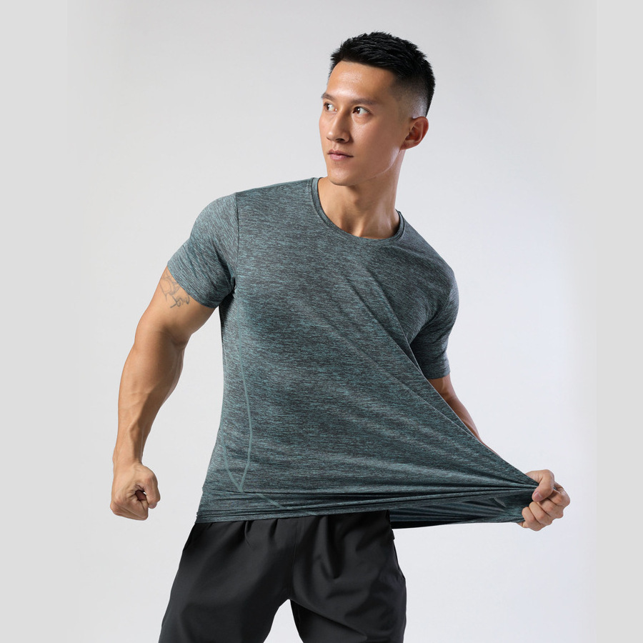 custom men t shirt printing quick dry oversize 90 polyester 10 spandex fashion t shirt for men