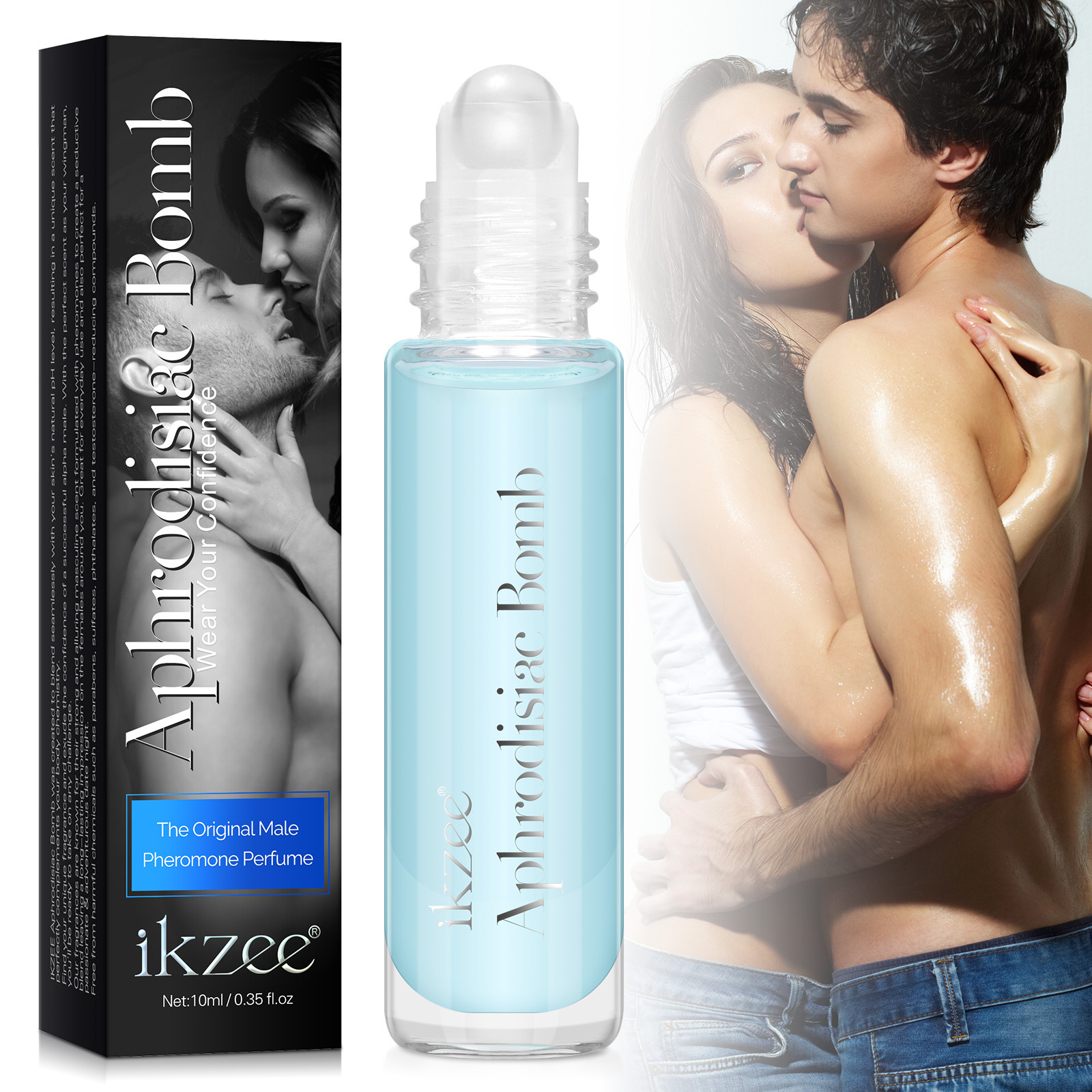 Ikzee 10ml Original Fragrance Long Lasting Male Pheromone Perfume Aphrodisiac Lure Her Instinct Orgasm Roll On Sex Perfume