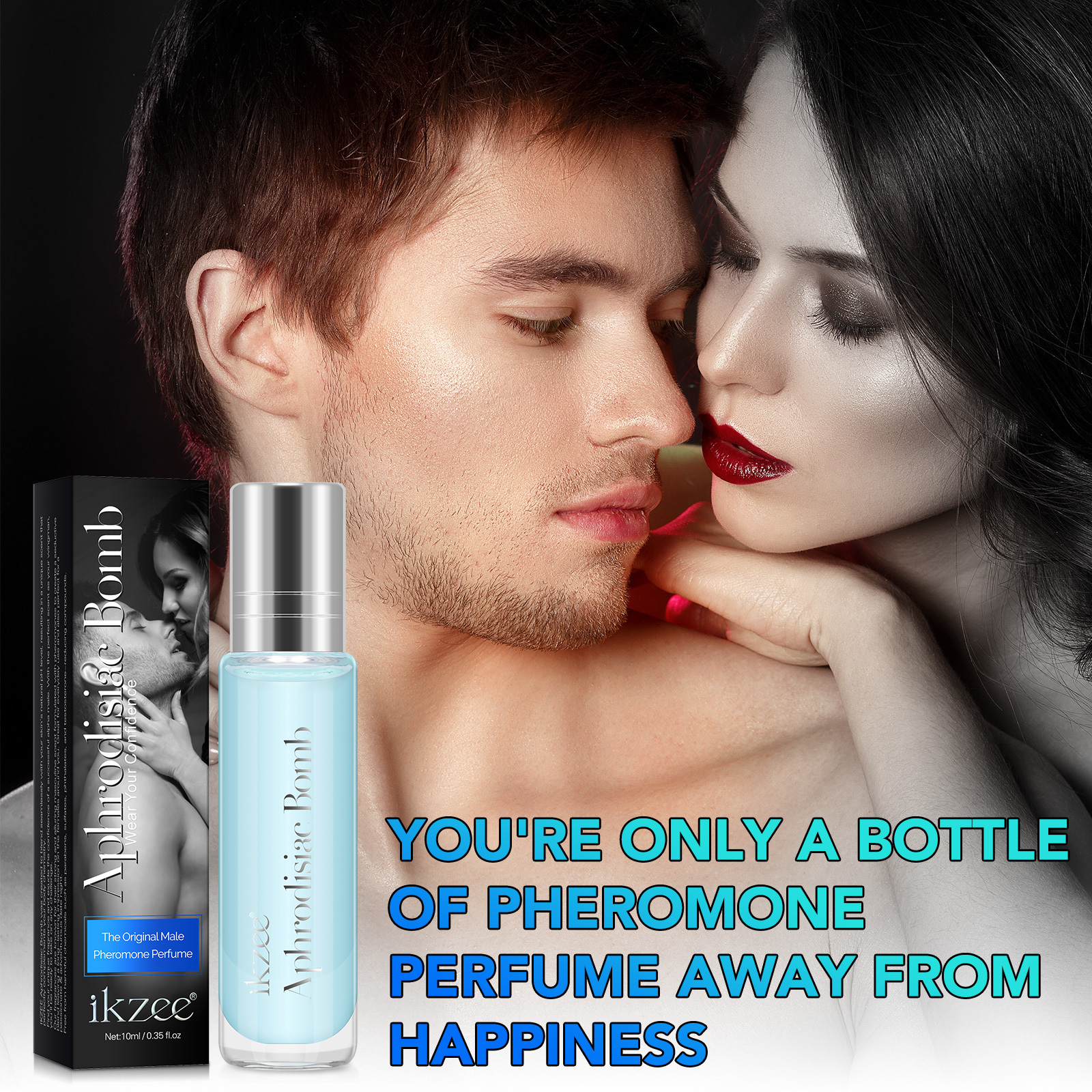 Ikzee 10ml Original Fragrance Long Lasting Male Pheromone Perfume Aphrodisiac Lure Her Instinct Orgasm Roll On Sex Perfume