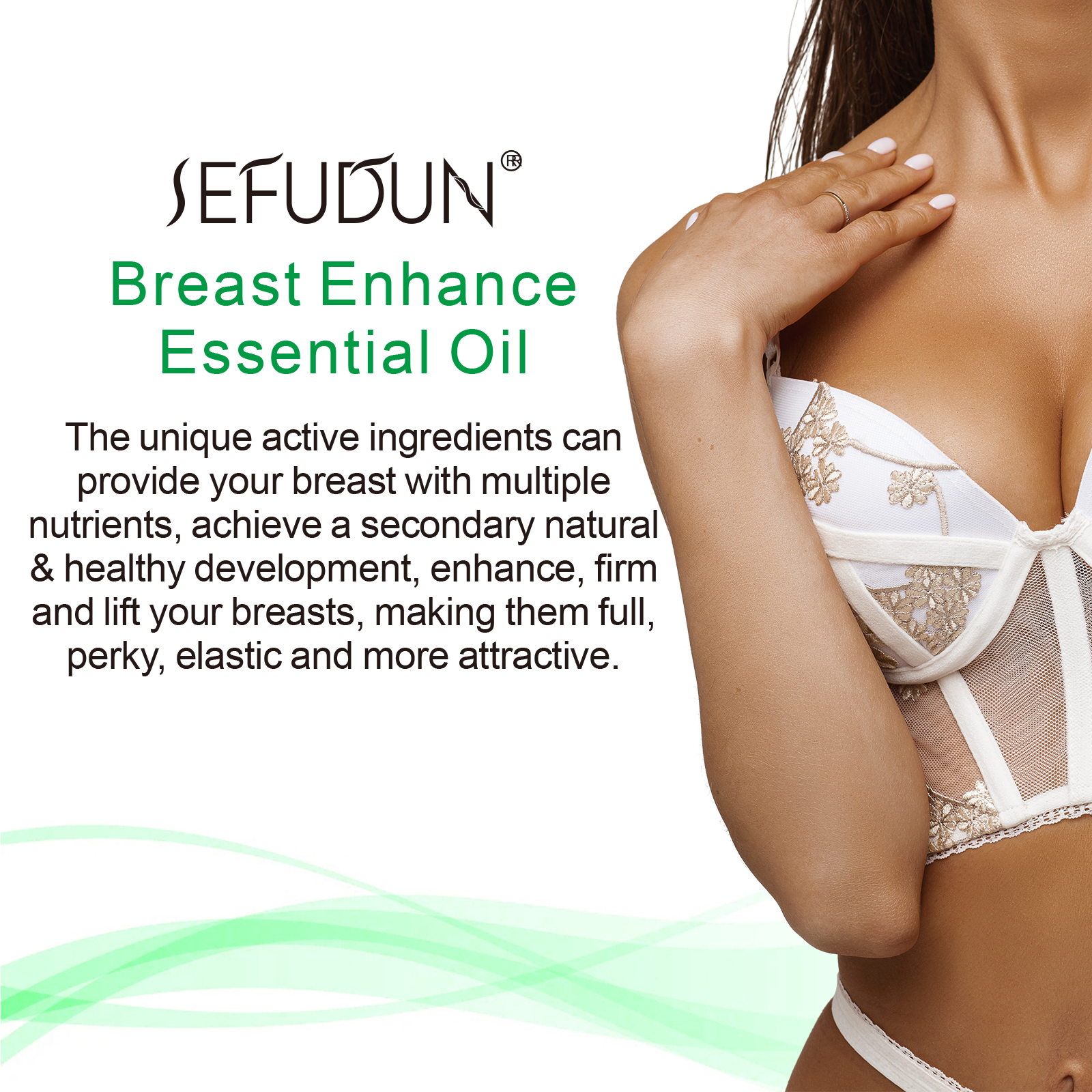 Sefudun Breast Enhance Essential Oil Women's Enlargement Big Boobs Tight Massage Breast Enhancement Essential Oil