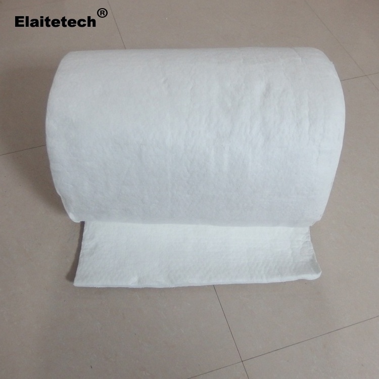 1050 common 25mm thickness density 96 kg/m3 ceramic fiber wool blanket for pipe insulation