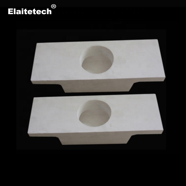 Aluminium silicate float brick & flow tube for hot-top casting