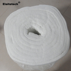 1050 common 25mm thickness density 96 kg/m3 ceramic fiber wool blanket for pipe insulation