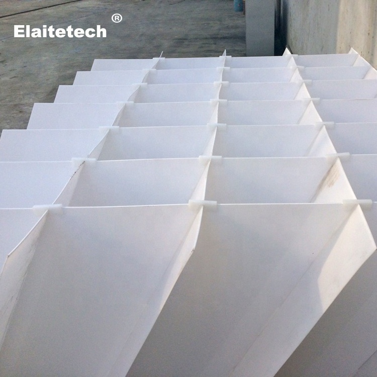 Lamella inclined plate tube settler media & PP/PVC lamella sheets clarifier