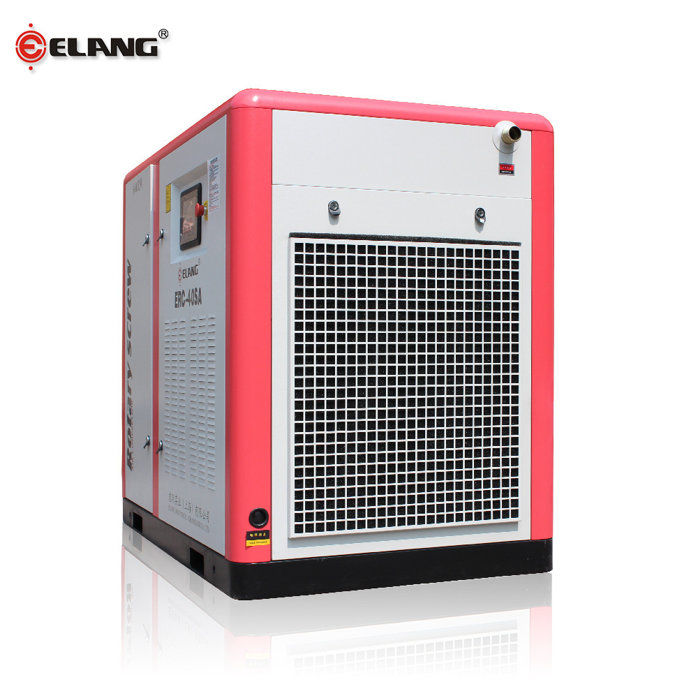 40HP 30KW 1.4 - 5.3 m3/min Energy Efficient Screw Air Compressor for Rubber Factory