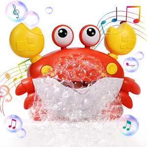 Crab Bath Toys Bath Toys for Toddlers Blow Bubbles and Plays 12 Children Songs Sing-Along Bath Bubble Maker for Baby