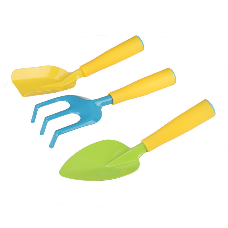 Gardening Set Tool Kit for Kids STEM Includes Tote Bag, Spade, Watering Can, Rake, Fork, Trowel and Gloves