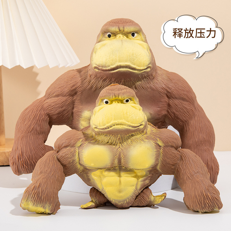 New Arrivals Anti Stress Squishy Toys Grow Toys Squeeze Gorilla Squeeze Toys For Adults Stretch Gorilla