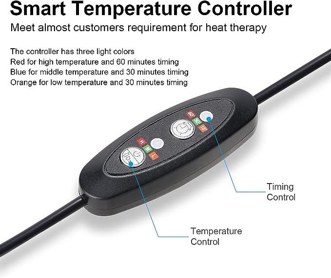 Heated Neck Stretcher For Neck Pain Relief Graphene Heated Neck And Shoulder Relaxer For Tmj Relief Cervical Traction Device