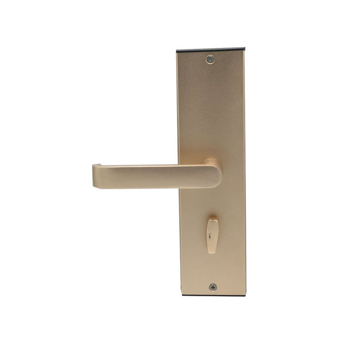 RFID RF door lock Temic Card keyless Hotel locks with mechanical key for door lock system