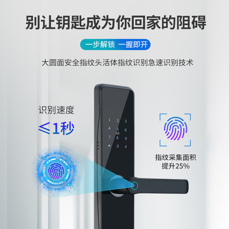 TUYA smart fingerprint lock  smart home security door password lock  M1 smart card lock E29