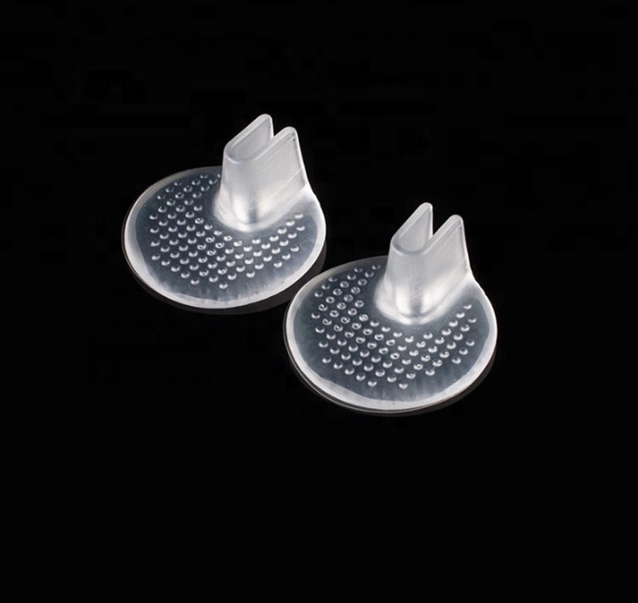 Transparent Gel Slipper Cushion Pad Toe Separator Anti-slip Anti-wear Forefoot Pad For Thong Sandals