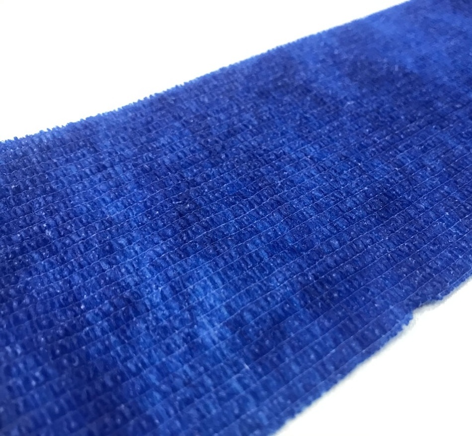 Cold Coesive Bandage Blue Elastic Non-woven Bandage for Emergency Use