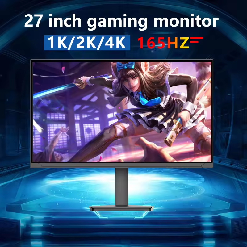 Hot monitors 27 inch 1k 2k 4k Desktop IPS 5 Scene Modes 144hz 165hz lcd pc Gaming Monitor