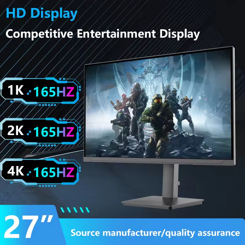 Hot monitors 27 inch 1k 2k 4k Desktop IPS 5 Scene Modes 144hz 165hz lcd pc Gaming Monitor