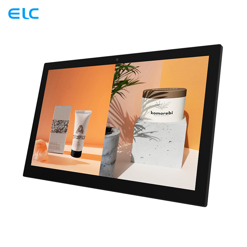 Wall mount 14 inch 10 points capacitive RK3288 front camera Touch screen poe optional nfc android tablet with USB