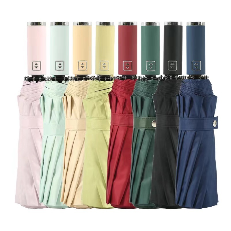 3  Folding Gift Umbrellas Smart Open Close Luxury Customized Umbrella Portable Travel Umbrella