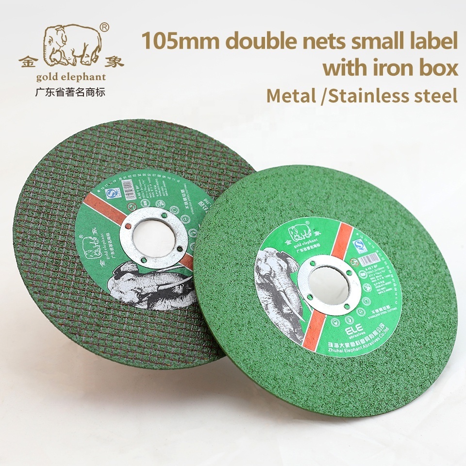 Gold Elephant Chinese version super thin cutting wheels 4 inch 107mm cutting disc for stainless steel and metal