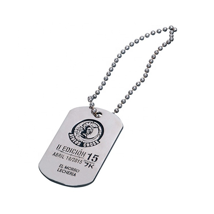 Custom Made Laser Engraved Stainless Steel Laser Engraved Dog Tag