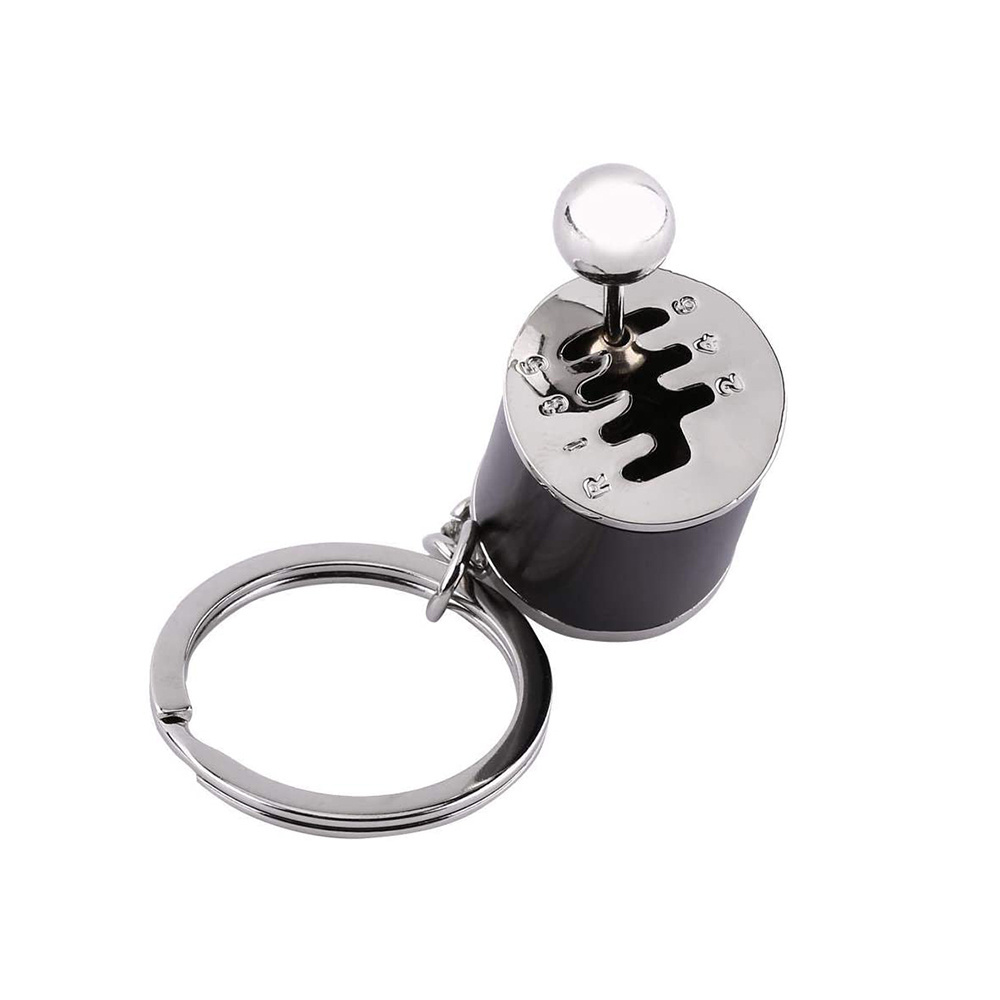 Wholesale Auto Part Model Metal Keychain Six Speed Manual Gearbox keychain 3D Car Keychain