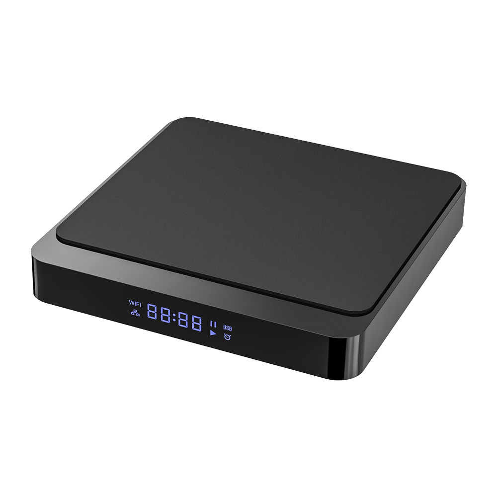 2022 New design Gigabit lan 8K Android 11 streaming ott box quad-core root permission S905X4 tv box auto app start set top box