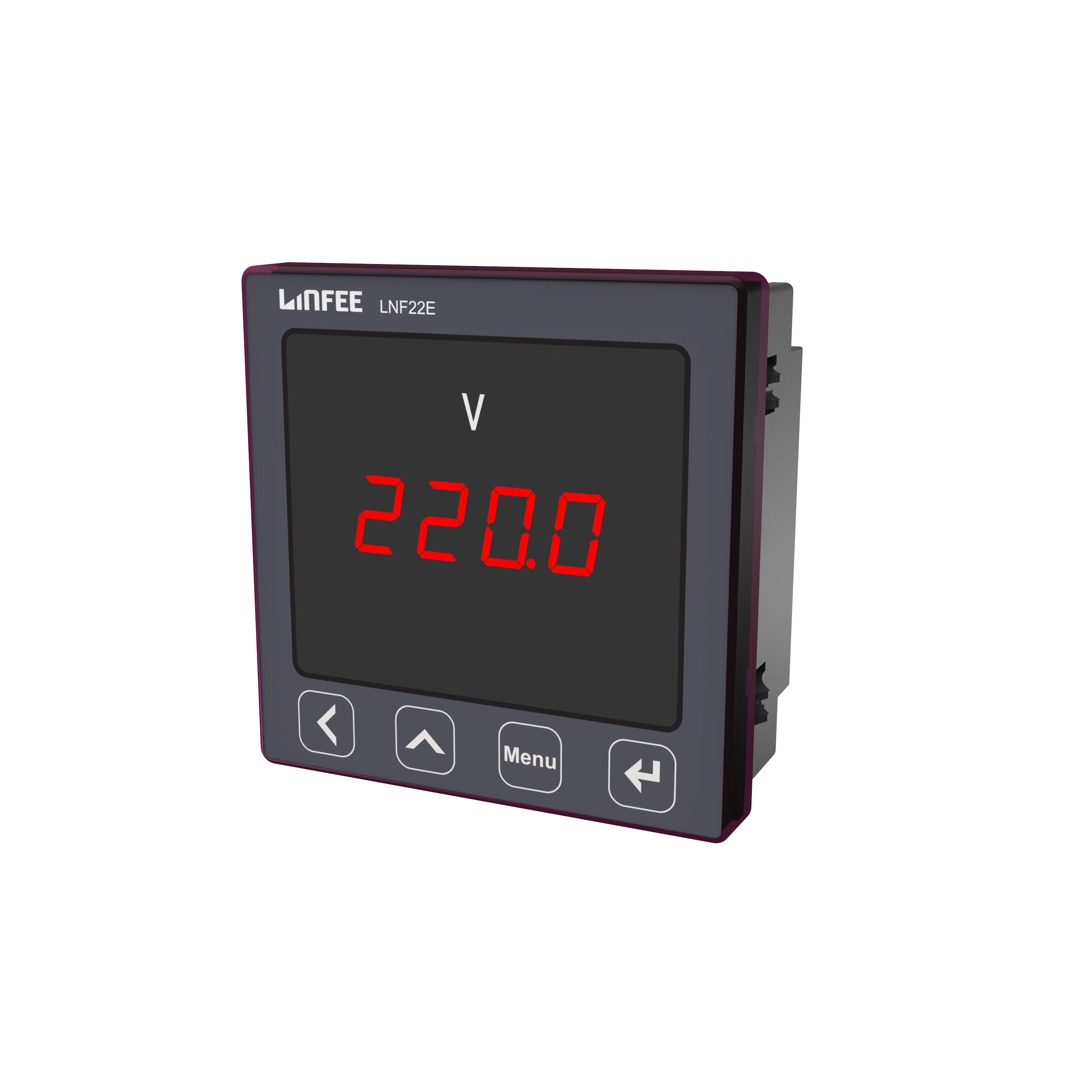 67x67 panel mounted digital 3 phase current led power meter