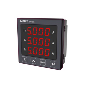 67x67 panel mounted digital 3 phase current led power meter