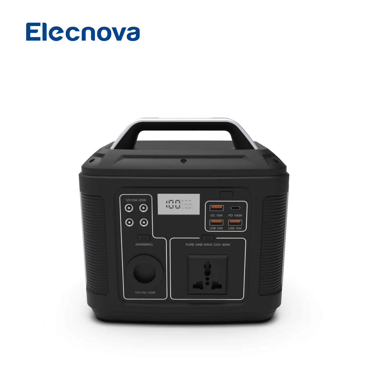 Elecnova Brand 300watts 300w Power Station Solar Generator For Home Commercial Outdoor \indoor