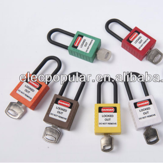 SAFETY INSULATION SHACKLE ALARM LOCK PADLOCK