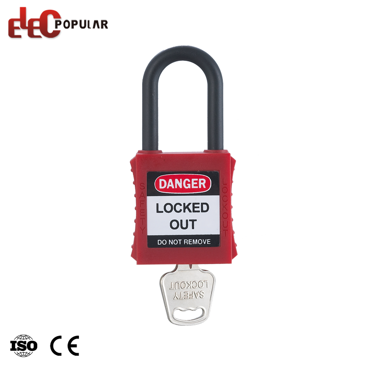 SAFETY INSULATION SHACKLE ALARM LOCK PADLOCK