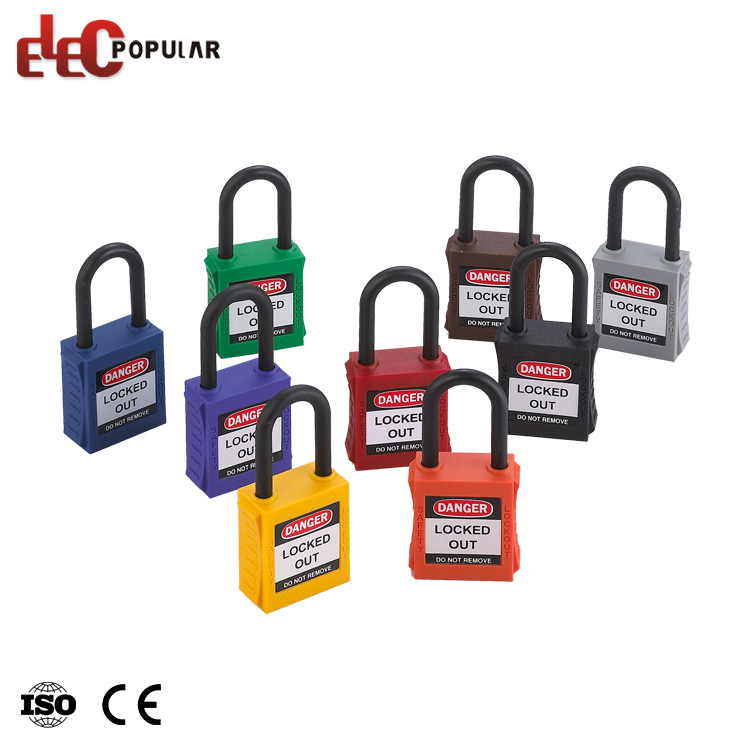 SAFETY INSULATION SHACKLE ALARM LOCK PADLOCK