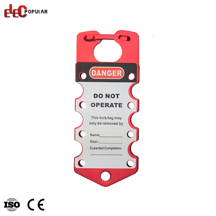 Elecpopular 2023 Industry Aluminum Hasp Lockout Tag out Safety Lockout Hasp Devices